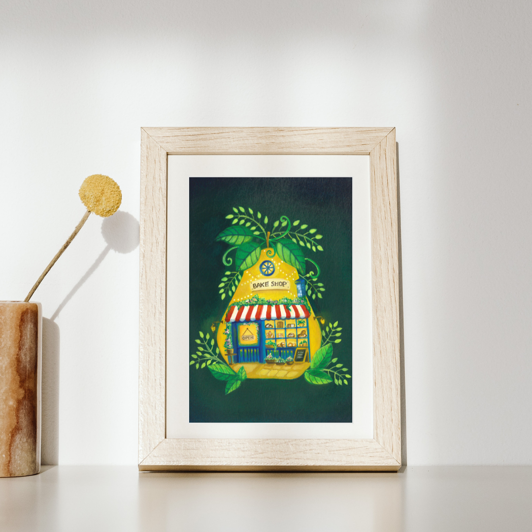 Pear Bake Shop — Whimsy Street Shops (Print)
