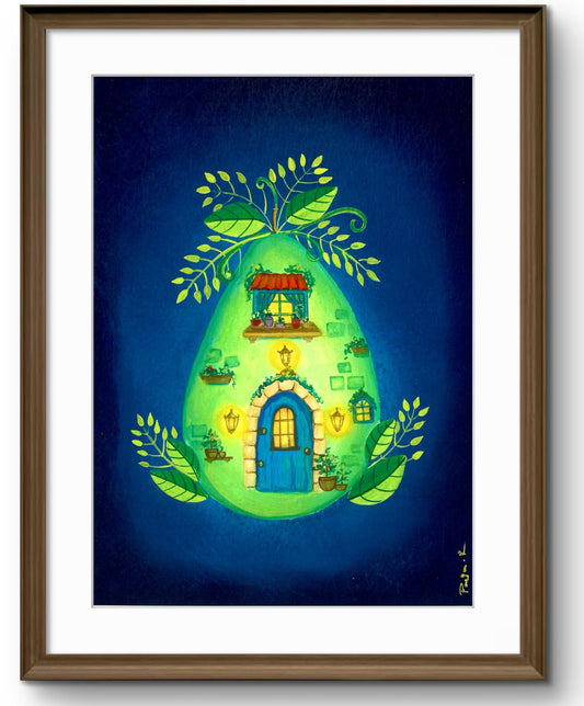 Earthy, calm, and full of character — this mansion blends avocado greens with whimsical architectural curves