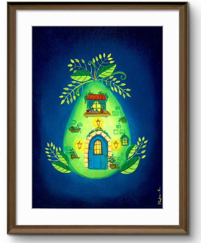 Earthy, calm, and full of character — this mansion blends avocado greens with whimsical architectural curves