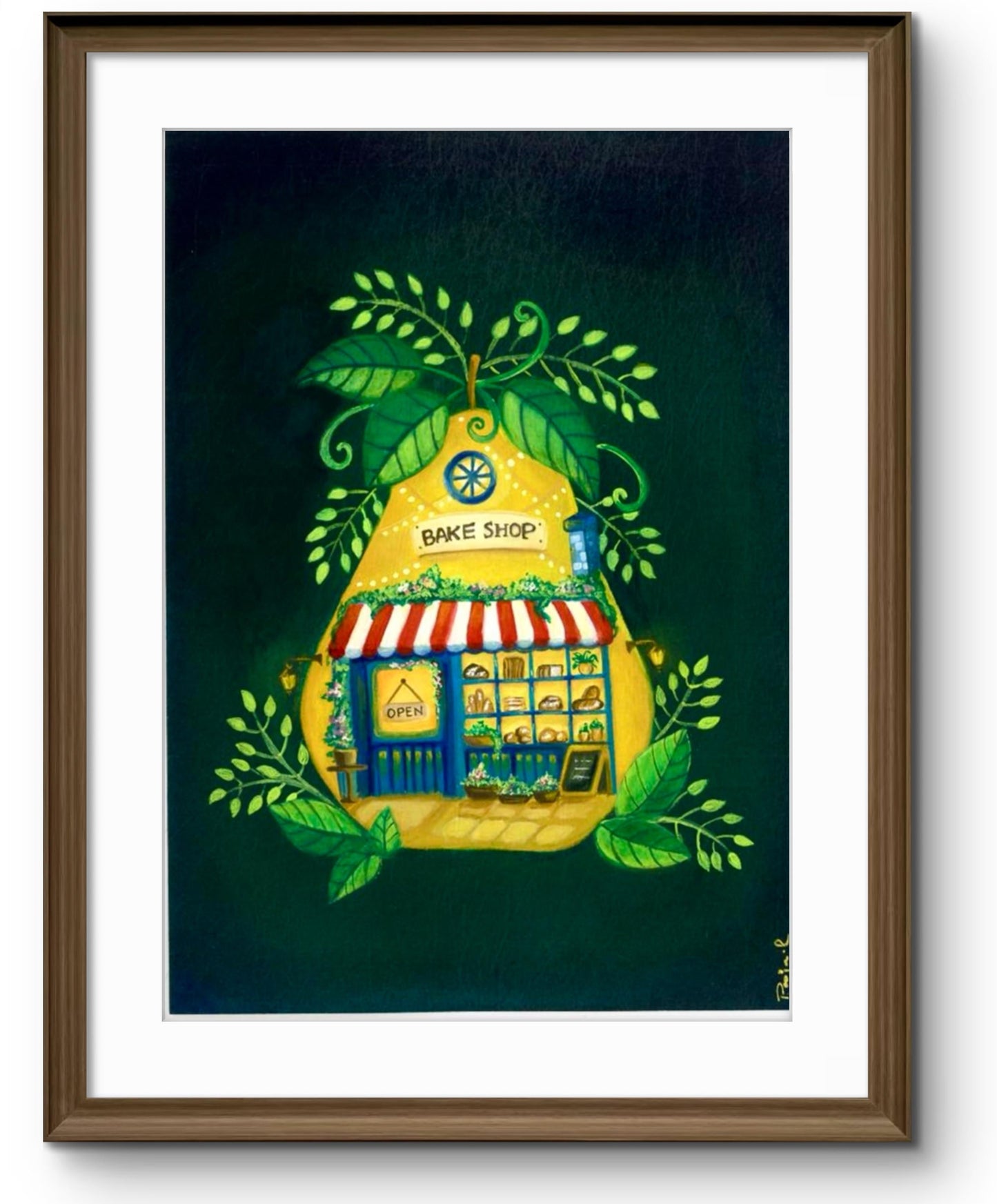 Pear Bake Shop — Whimsy Street Shops (Print)